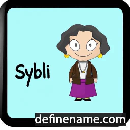 cartoon of the name Sybil