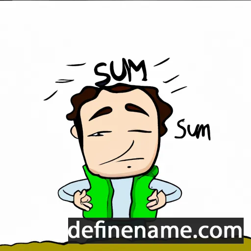 cartoon of the name Symeonu