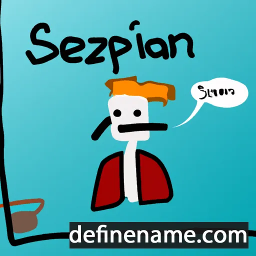 Szczepan cartoon