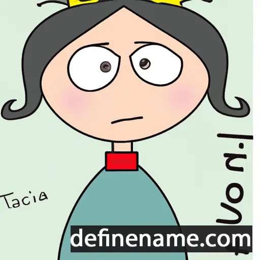 cartoon of the name Tacita