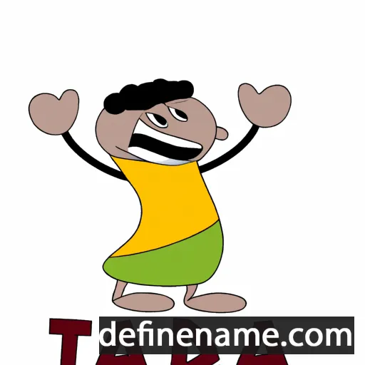 cartoon of the name Tadala