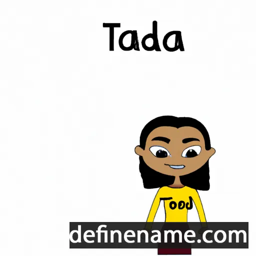 Tadeja cartoon