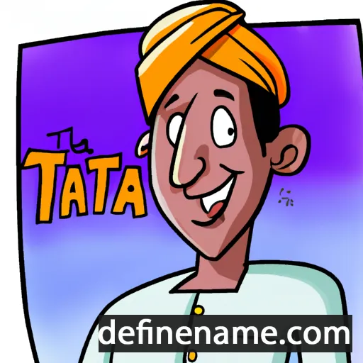 cartoon of the name Taj