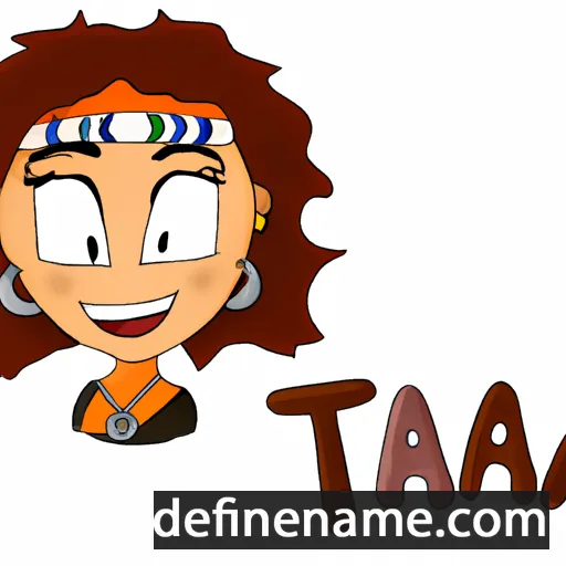 Taja cartoon