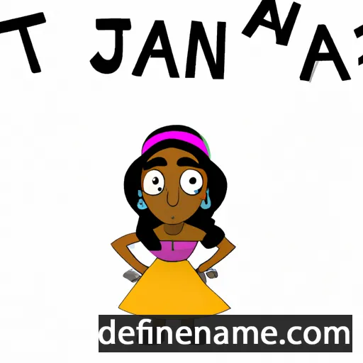 cartoon of the name Tajana