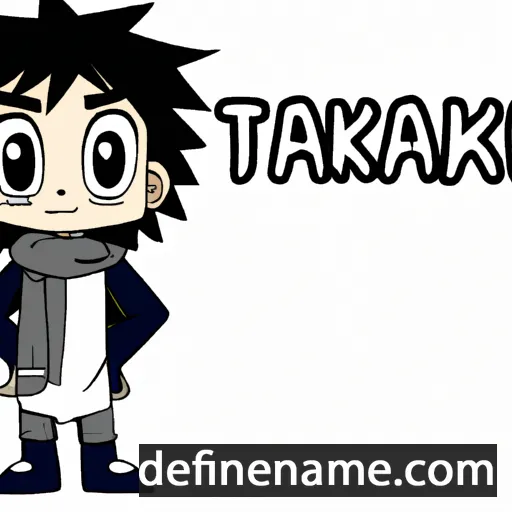 cartoon of the name Takahiro