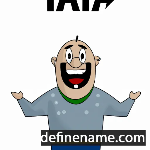 cartoon of the name Talaat