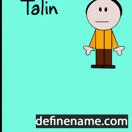 cartoon of the name Talin