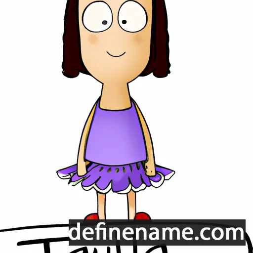 cartoon of the name Tallulah