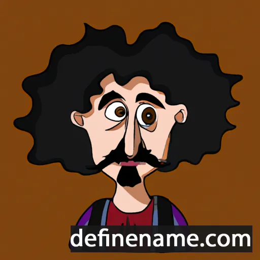 cartoon of the name Tamerlan