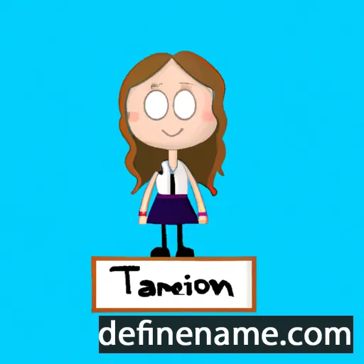 cartoon of the name Tamsin