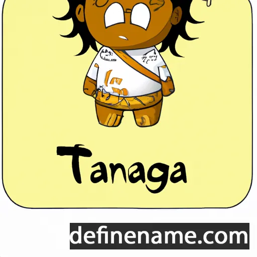 cartoon of the name Tangaroa