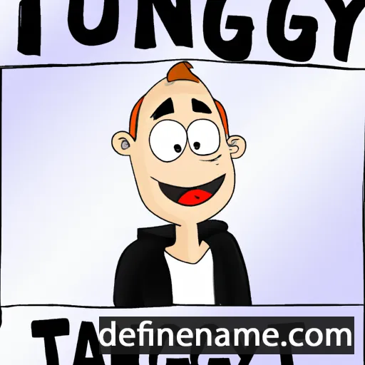 cartoon of the name Tanguy