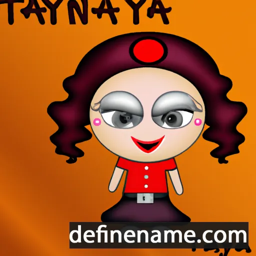 Tanya cartoon