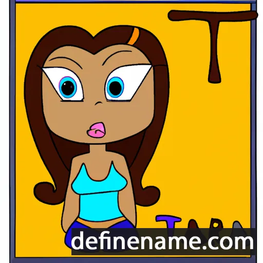 cartoon of the name Tara