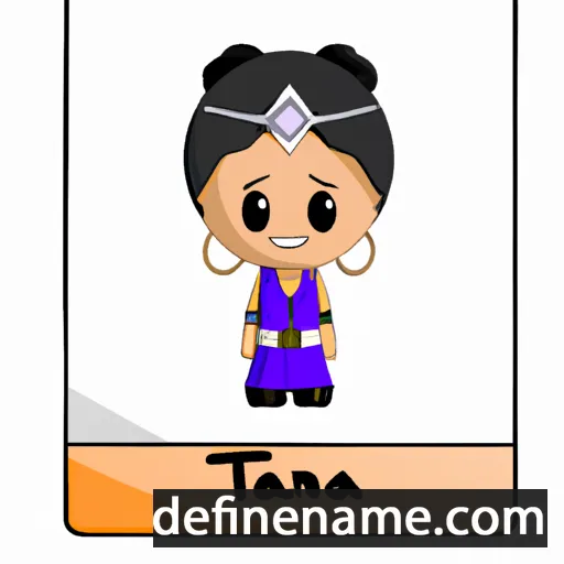 cartoon of the name Tarana