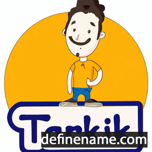 cartoon of the name Tarik