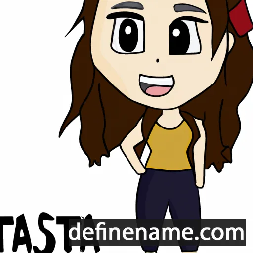 Tasia cartoon