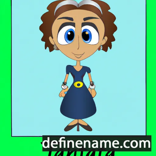 cartoon of the name Tatianna