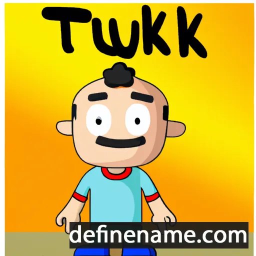 cartoon of the name Taufik