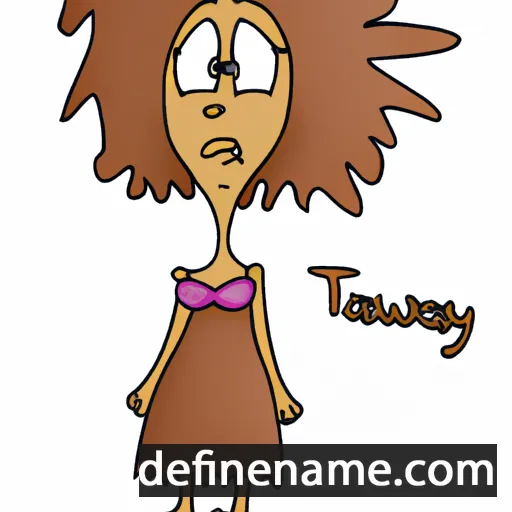 cartoon of the name Tawny