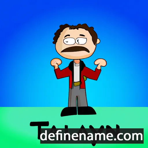 cartoon of the name Taylan