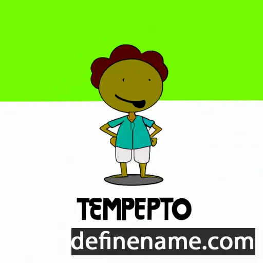 Temitope cartoon