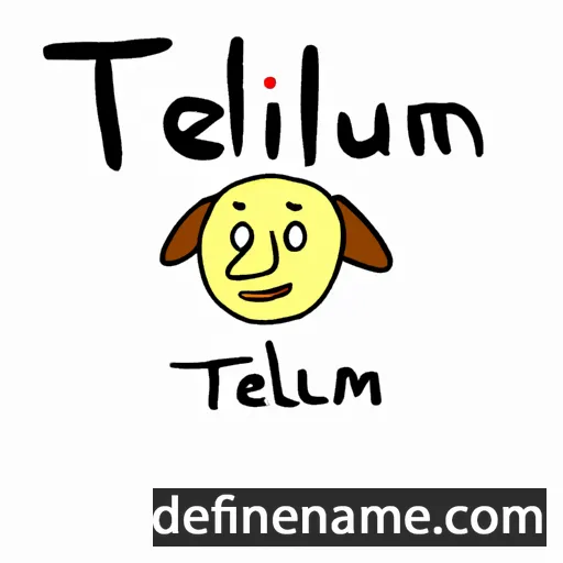 cartoon of the name Temüülen