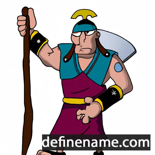 Temujin cartoon