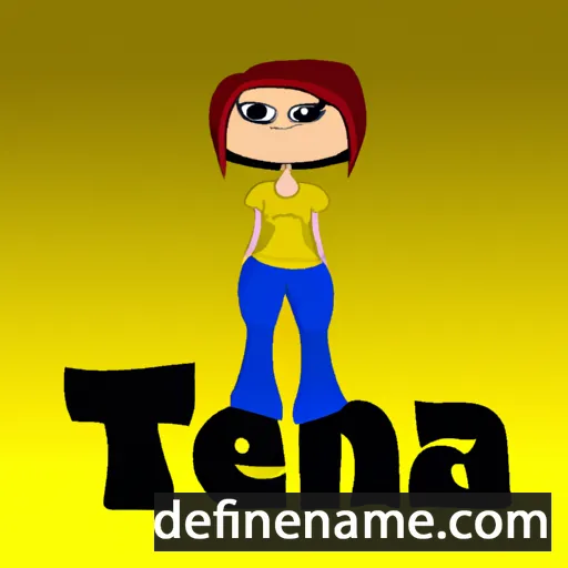 Tena cartoon