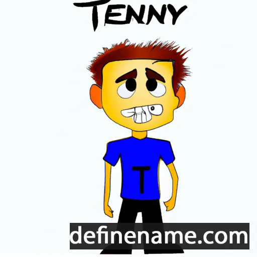 cartoon of the name Tenney