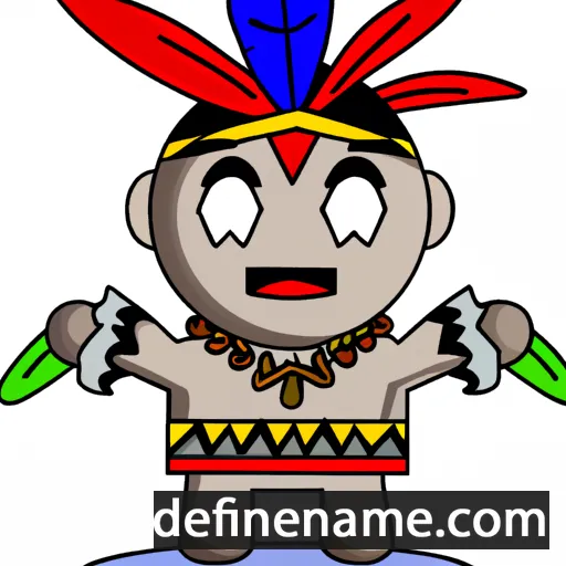 cartoon of the name Tenskwatawa