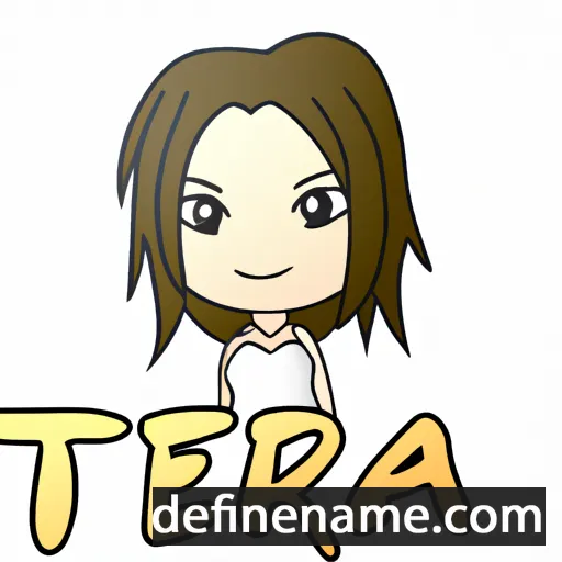 cartoon of the name Tera