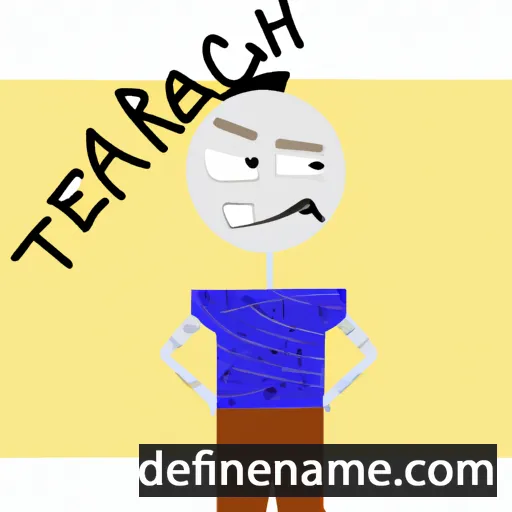 cartoon of the name Terach