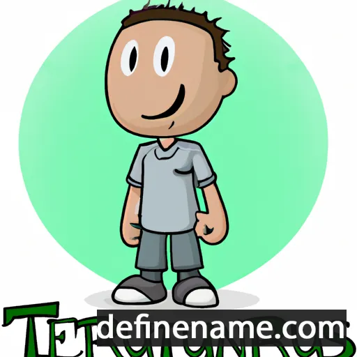 cartoon of the name Terentius