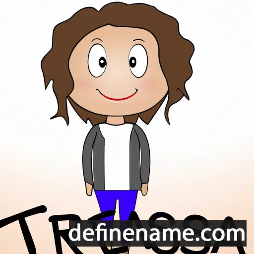 cartoon of the name Teresia