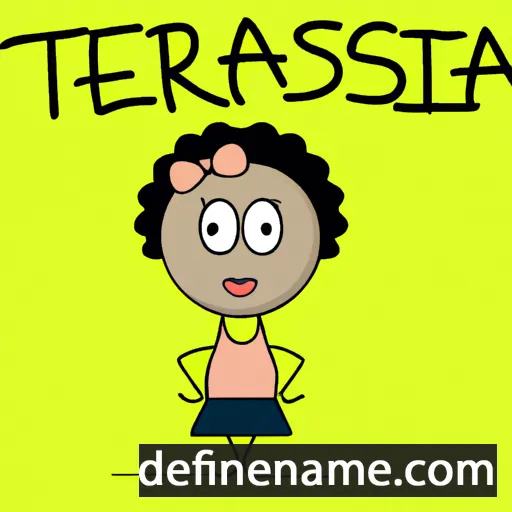 cartoon of the name Teresinha