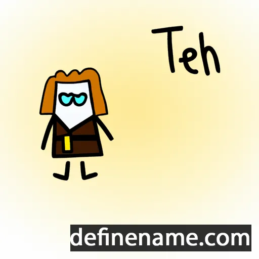 cartoon of the name Terhi