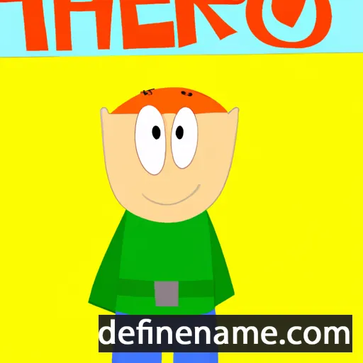 cartoon of the name Terho