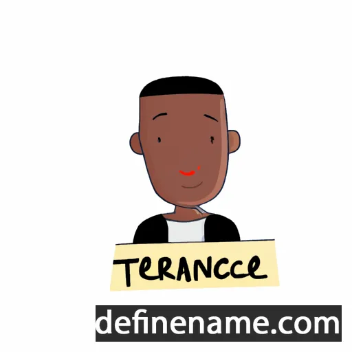 cartoon of the name Terrence