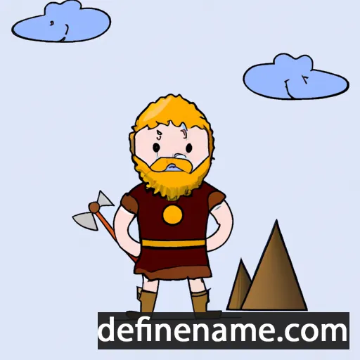 cartoon of the name Þórarinn