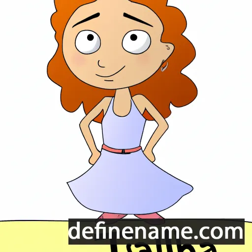 cartoon of the name Thalia