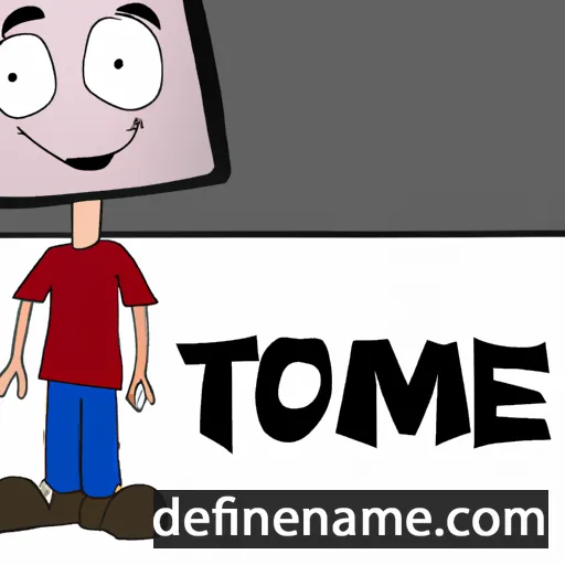 cartoon of the name Thom