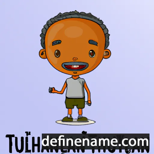 cartoon of the name Thulani