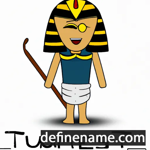 cartoon of the name Thutmose