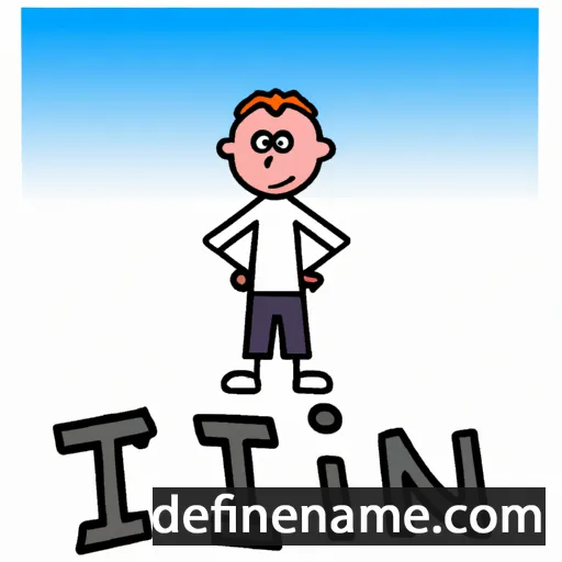 cartoon of the name Tijn