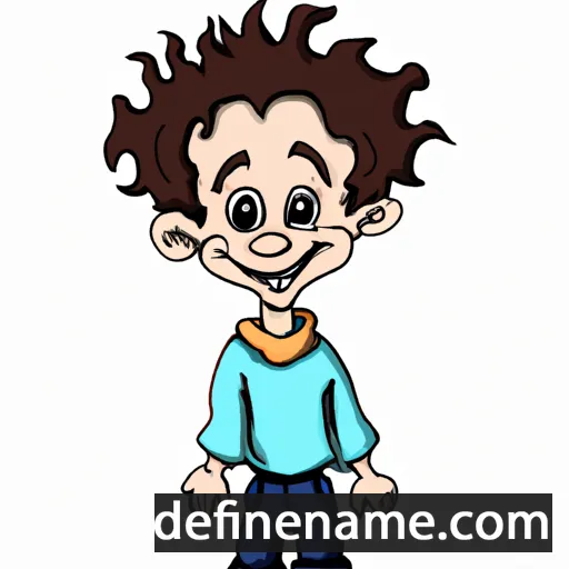 cartoon of the name Timotei