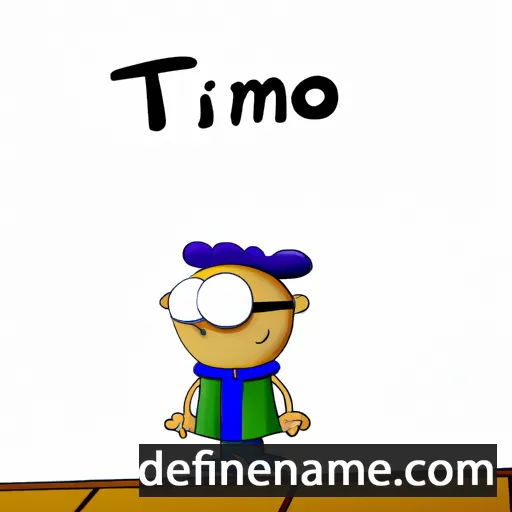 cartoon of the name Timotej