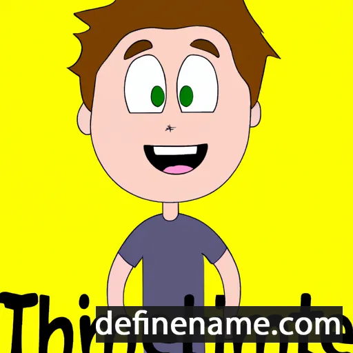 cartoon of the name Timothée