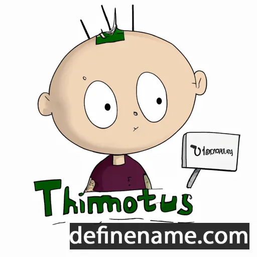 cartoon of the name Timotheus